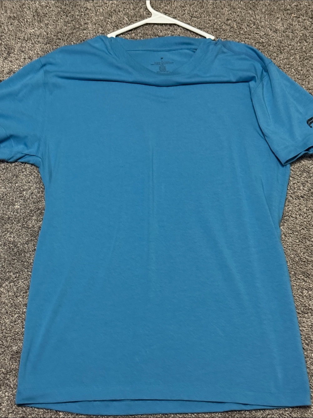 Fabletics Men's Teal Crewneck Short Sleeve Tee